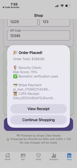 C2PA receipt